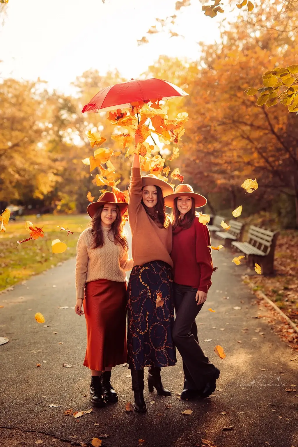 Family portrait by Alena Lobacheva in Charlotte, NC