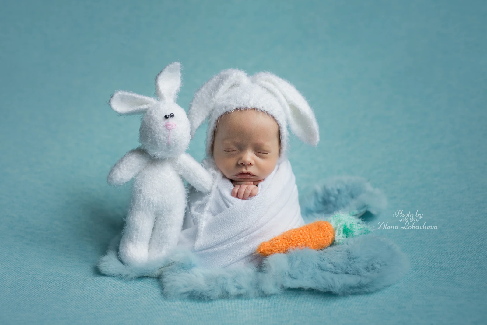 Newborn portrait by Alena Lobacheva in Charlotte, NC