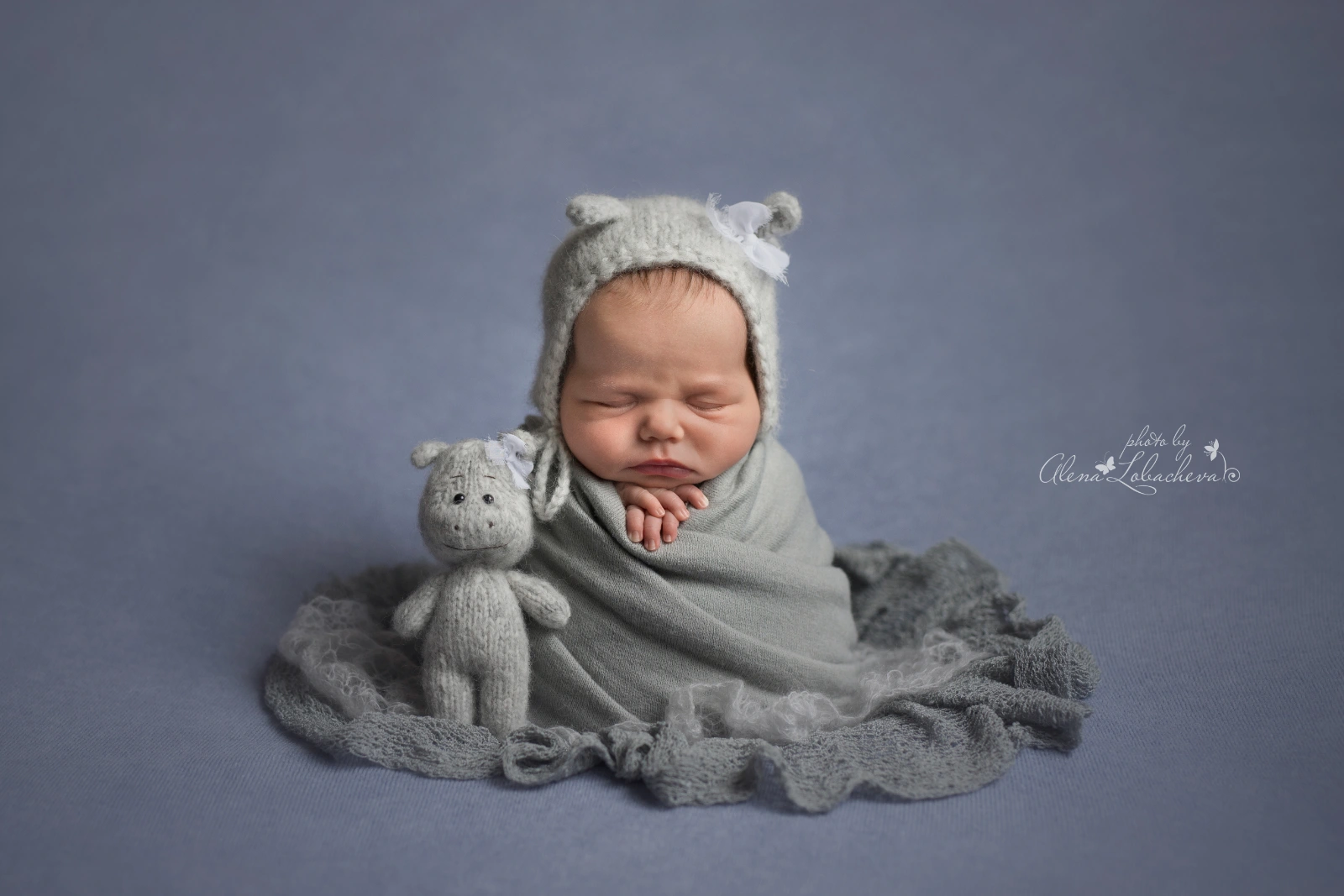 Newborn portrait by Alena Lobacheva in Charlotte, NC