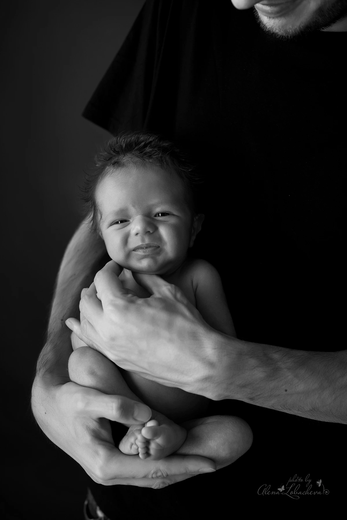 Newborn portrait by Alena Lobacheva in Charlotte, NC