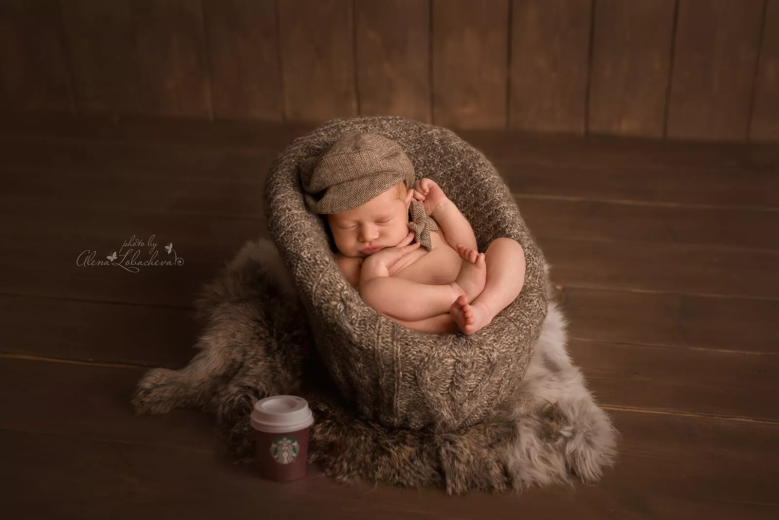 Newborn portrait by Alena Lobacheva in Charlotte, NC