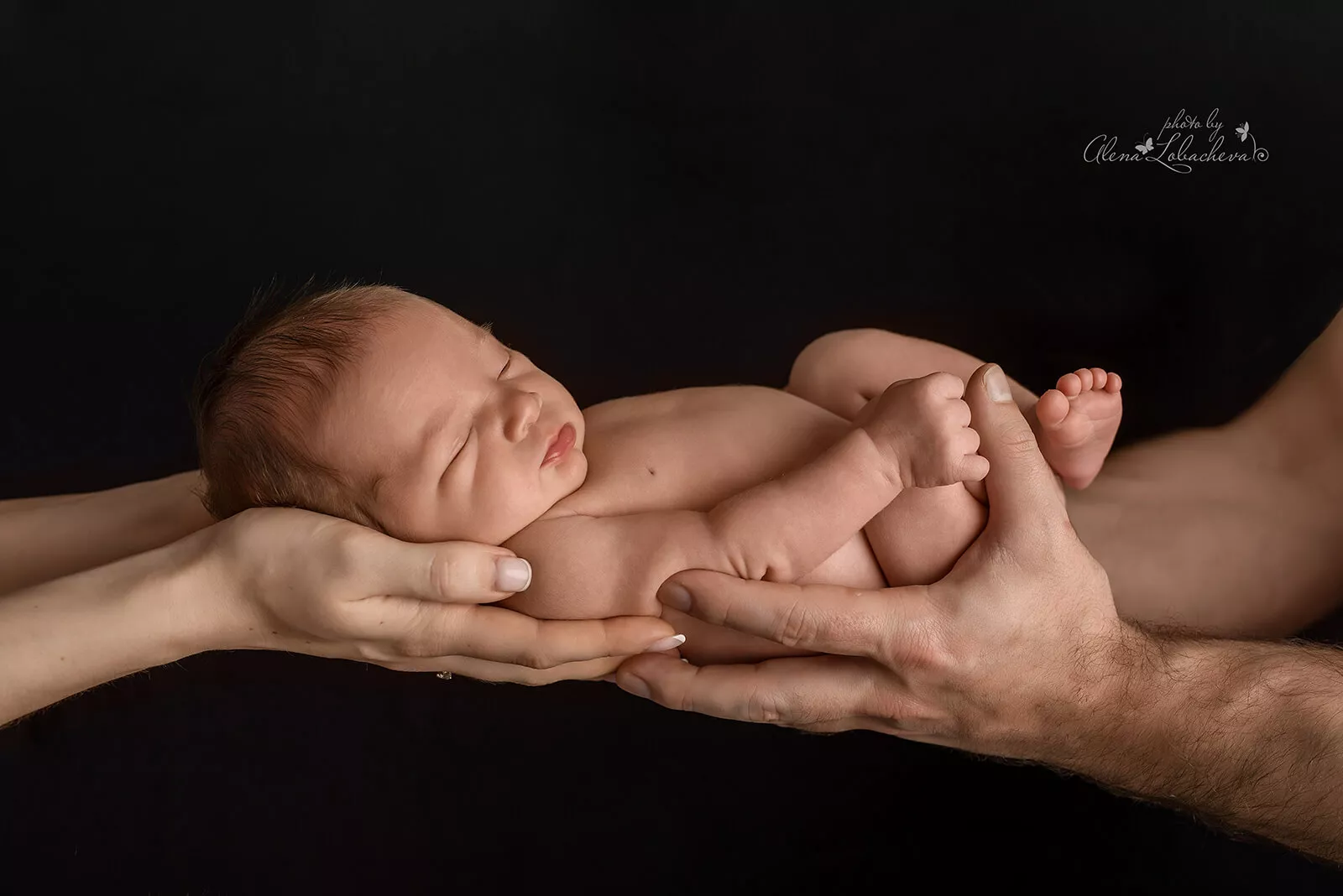 Newborn portrait by Alena Lobacheva in Charlotte, NC
